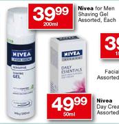 Nivea For Men Shaving Gel Assorted-200ml 