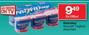 Nutriday Smooth Yoghurt Assorted-6x100ml