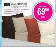 Always Home Single Fitted Sheet-Each