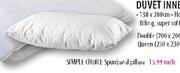 Simple Choice Spunbond Pillow-Each