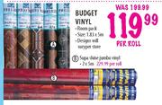 Budget Vinyl-1.83x5m Per Roll