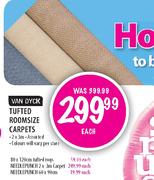 Van Dyck Tufted Roomsize Carpets-2x3m Each