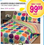 Assorted Double Comforters-200x200cm Each