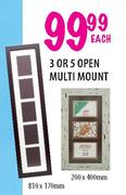 3 Or 5 Open Multi Mount-Each