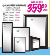 Manhattan Mirrors-410x410mm Each