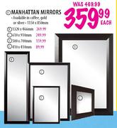 Manhattan Mirrors-1320x466mm Each