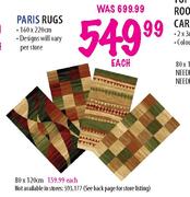 Paris Rugs-80x120cm Each