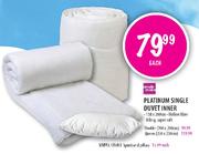 Simple Choice Platinum Queen Duvet Inner-230x230cm