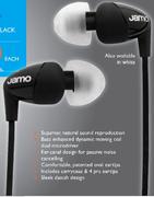 Jamo Headphones Black(N30B) Each