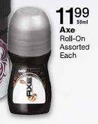 Axe Roll-On Assorted-50ml Each