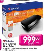 Verbatim 2TB External Hard Drive
