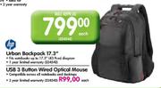 HP Urban Backpack-17.3"
