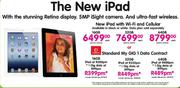 New iPad with Wi-Fi and Cellular-64GB Each