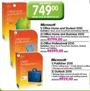 Microsoft Office Professional 2010 Each