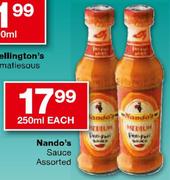 Nando's Sauce Assorted-250ml Each