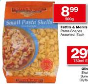 Fatti's & Moni's Pasta Shapes Assorted-500g Each