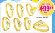 9ct Gold CZ Twin Sets-each