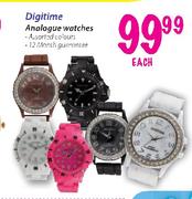 Digitime Analogue Watches-each