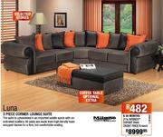 Luna 3 Piece Corner Lounge Suite