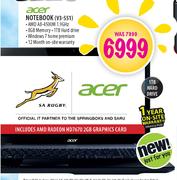 Acer Notebook (V3-551) + Includes AMD Radeon HD7670 2GB Graphics Card