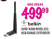 Belkin Surf N300 Wireless USB Range Extender
