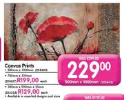 Canvas Prints-700mm x 300mm each