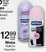 Nivea Roll-on - 50ml Each