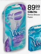 Gillette Venus Breeze Razor - Per Pack