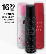 Revlon Body Spray For Ladies - 90ml Each