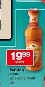 Nando's Sous Verskeidenheid-250ml Elk