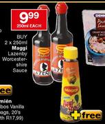 Maggi Lazenby Worcestershire Sauce-2 x 250ml 