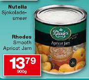 Rhodes Smooth Apricot Jam-900g