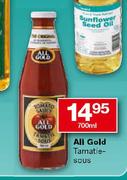 All Gold Tomato Sauce-700ml