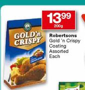 Robertsons Gold'n Crispy Coating Asorted-200g Each