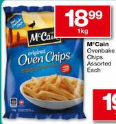 Mc Cain Ovenbake Chips Assorted-1Kg Each