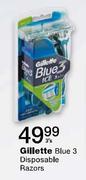 Gillette Blue 3 Disposable Razors-3's