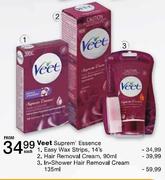 Veet Superm' Essence Easy Wax Strips-14's