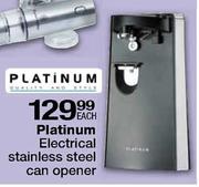 Platinum Electric Stainless Steel Can Opener-Each