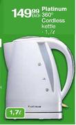Platinum 360 Degree Cordless Kettle-1.7ltr Each