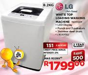 LG White Top Loading Washine Machine-8.2kg