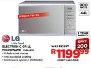 LG Mirror Finish Electronic Grill Microwave-44ltr