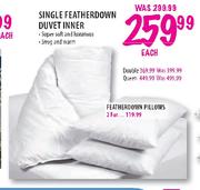 Queen Feather Down Duvet Inner-Each