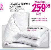 Single Feather Down Duvet Inner-Each