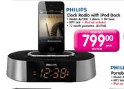 Philips Clock Radio With Ipod Dock-AJ7300