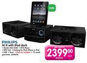 Philips Hi-Fi With Ipad Dock-DCD 3020