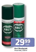 Brut Deodorant Assorted-200ml Each