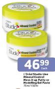 L'Oreal Studio Line Mineral Control Mess It Up Putty Or Modelling Gel Paste-75/150ml Each