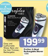 Profiles 3 Head Rechargable Shaver