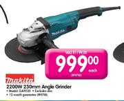 Makita 2200W Angle Grinder (GA9020)-230mm Each