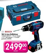 Bosch 18V Li-ion Drill Driver (GSB18V)-Each